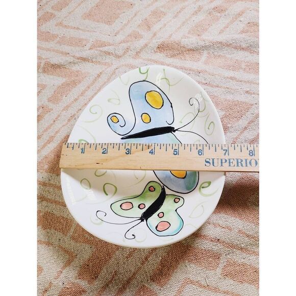 Boston Warehouse Ladybugs & Butterfly Bowls Appetizer Plates - Picture 7 of 7